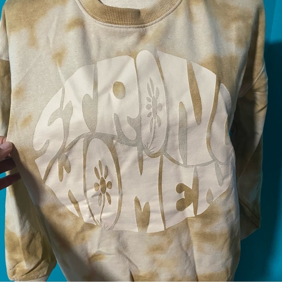 Isaac Morris S Brown Tie Dye Strong Women Sweater - Picture 3 of 5